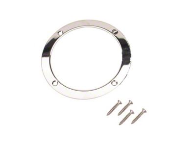 Shifter Boot Ring, Round, Polished Stainless, Lokar