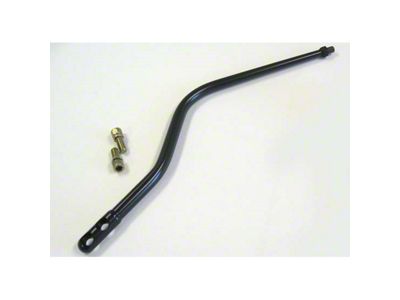 Shifter Lever, Lokar, Double Bend, 16-Inch, for Tremec TKO 500, 600, and T56 Magnum Manual Transmissions, Midnight Series