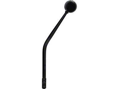 Shifter Lever, Lokar, Single Bend, for Tremec/Borg Warner T5, T45, T56 Manual Transmissions, Midnight Series