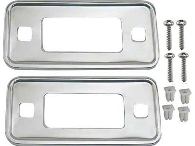 Side Marker Light Bezels - Polished Stainless Steel With Foam Backing - Front Or Rear - Right Or Left