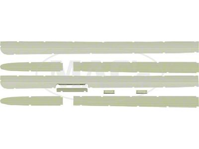 Side Panel Set/ 8 Pcs/ Gold Anodized/ 58 Ford