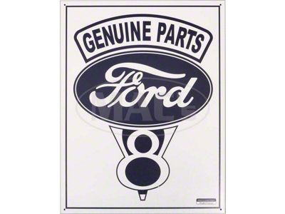 Ford Genuine V-8 12 1/2 Wx16