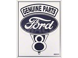 Ford Genuine V-8 12 1/2 Wx16