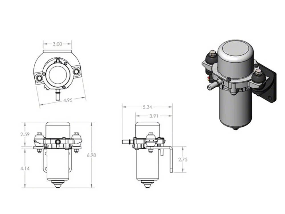 Ecklers Silent Drive Vacuum Pump Kit, 1953-1954 (1949-1952