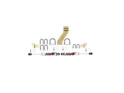 SkyJacker ADX 2.0 Dual Steering Stabilizer Kit (66-77 Bronco w/ 2.75-Inch Axle Tube & T-Style Steering Linkage)