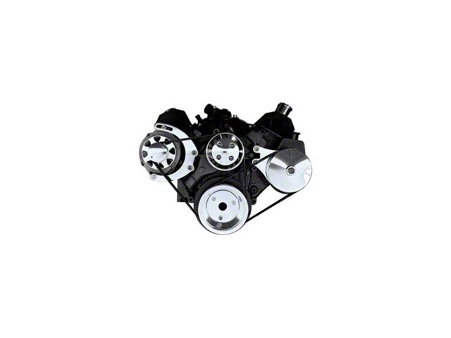 Small Block Chevy Alternator And Power Steering Bracket Kit Polished