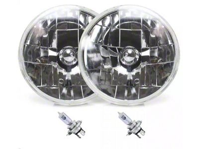 Snake-Eye Halogen Headlights 7in Round, 47-80