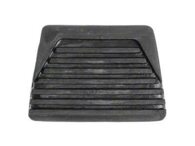 SoffSeal Brake and Clutch Pedal Pad with Horizontal Ribs (63-67 Corvette C2)
