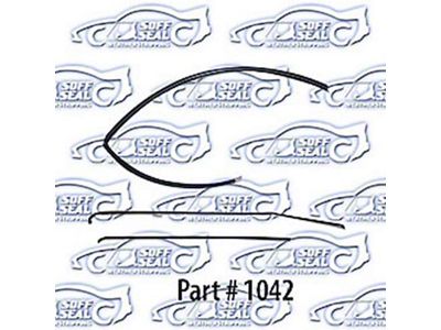 SoffSeal Window Weatherstrip with Division and Window Channel (55-57 150, 210, Bel Air, Nomad)