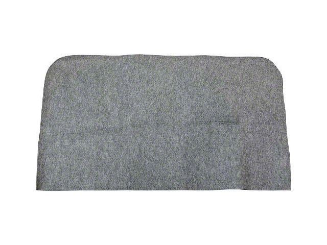 Spare Tire Well Bottom Mat - Gray Needled Felt - Ford Custom