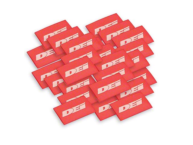 Spark Plug Wire / Boot Shrink Tubes - Red - 12mm x 1-1/2
