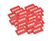 Spark Plug Wire / Boot Shrink Tubes - Red - 12mm x 1-1/2