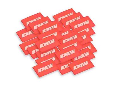 Spark Plug Wire / Boot Shrink Tubes - Red - 18mm x 1-1/2