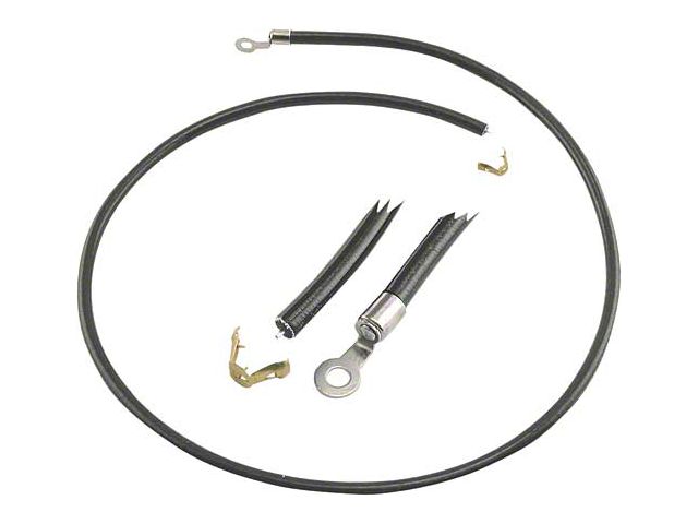 Spark Plug Wires/ Black W/ Ring End