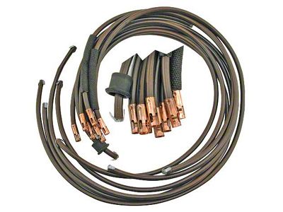 Spark Plug Wire Set - Brown - Like Original - V8 - Ford Passenger