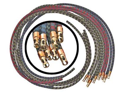 Spark Plug Wire Set - Color Coded - 8 Pieces - V8 - Ford Passenger