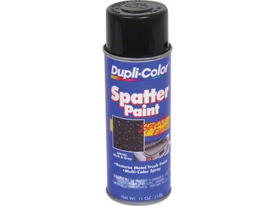 Spatter Paint, Black