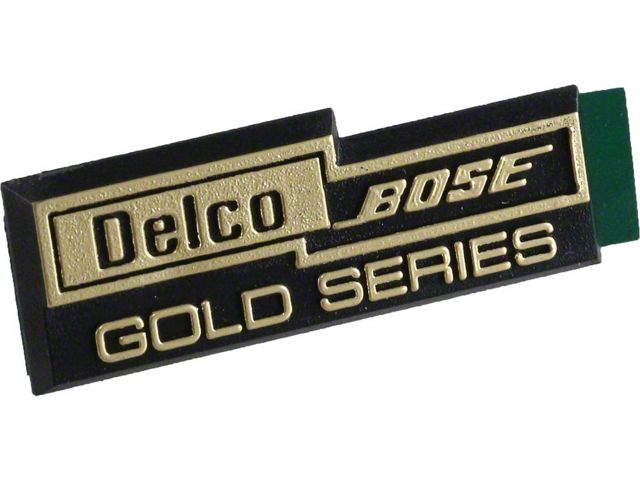 Speaker Emb, Delco-Bose Gold, Good Quality, 90-96
