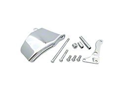 Spectre Alternator Bracket Set; Chrome (69-74 Small Block V8 Corvette C3 w/ Long Water Pump)