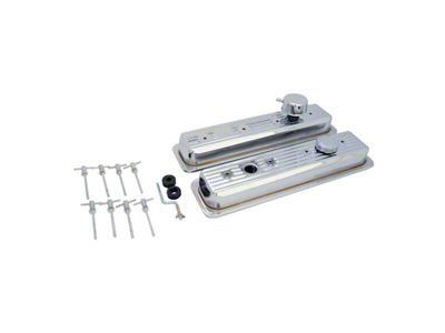 Spectre Center Bolt Valve Cover Engine Dress Up Kit; Chrome (90-91 Corvette C4)