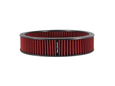 Spectre High Performance Replacement Air Cleaner; Red (65-73 Corvette C2 w/ 4-Barrel Carburetor)