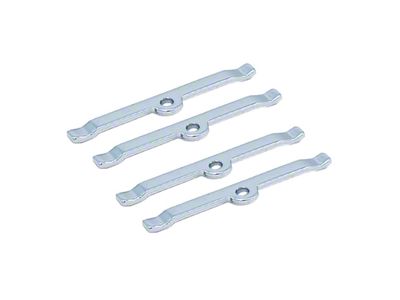 Spectre Valve Cover Spreader Bars; Chrome (55-74 Small Block V8 Corvette C1, C2 & C3)