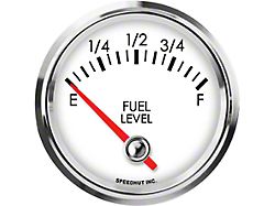 Speedhut Legacy Series 2-5/8-Inch Programmable Fuel Level Gauge; 90-Degree Sweep (Universal; Some Adaptation May Be Required)