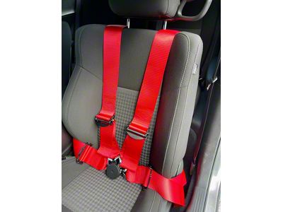 4-Point Camlock Elite Racing Harness Belt; Black (Universal; Some Adaptation May Be Required)