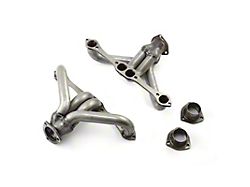 Speedmaster 1-5/8-Inch Chevy 350 Block Hugger Headers for Angle Plug Cylinder Heads; Raw (Universal; Some Adaptation May Be Required)