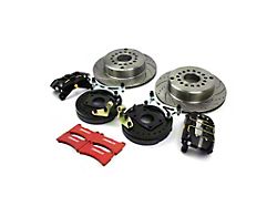 Speedmaster 12-Inch Rear Brake Kit for Ford Late Model Large and Small Bearing Housing with 4-Piston Calipers (Universal; Some Adaptation May Be Required)