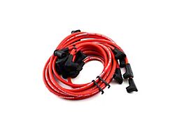 Speedmaster Chevy 10.50mm 90-Degree to 90-Degree Under Covers Female Spark Plug Wire Set; Red (Universal; Some Adaptation May Be Required)
