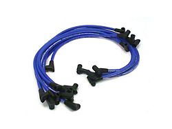 Speedmaster Chevy 10.50mm 90-Degree to 90-Degree Under Covers Male Spark Plug Wire Set; Blue (Universal; Some Adaptation May Be Required)
