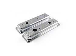Speedmaster Short Center Bolt Steel Valve Covers with Truck Cap Holes; Chrome (88-95 5.0L, 5.7L C/K1500/2500/3500)