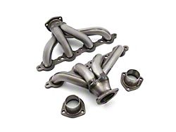 Speedmaster 1-5/8-Inch Block Hugger Shorty Headers; Raw (53-82 Corvette C1, C2 & C3 w/ LS Swap)