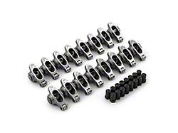 Speedmaster Ford 289/302/351 Windsor Stainless Steel Roller Rocker Arm Set; 3/8-Inch Stud; 1.6 Ratio