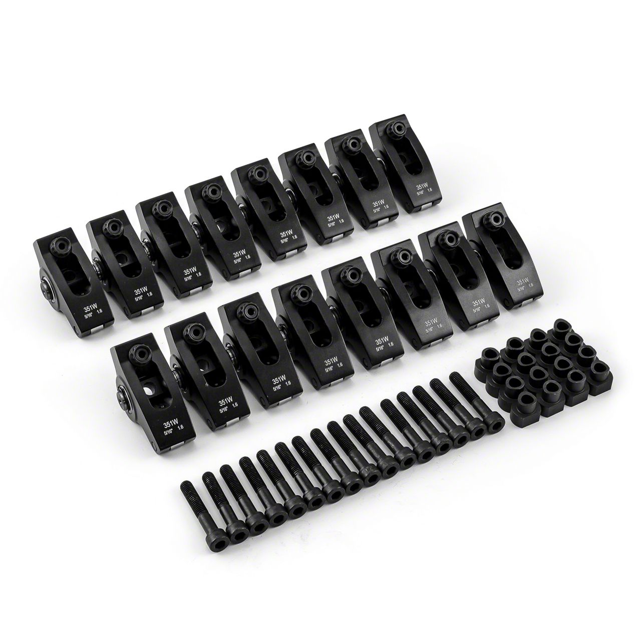 Speedmaster Universal EK Ford 289/302 Windsor Adjustable Black Aluminum ...