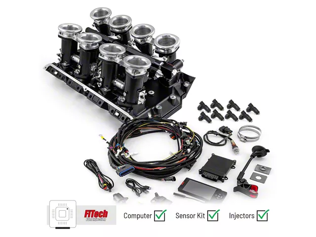 Fe Car Injection Speedmaster Universal EK Ford FE 390/427/428 Downdraft and FiTech Ultra ...