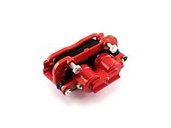 Speedmaster GM Dual Piston Front Caliper with Brake Pads for 13-Inch Corvette C5 Brake Conversion; Driver Side; Red (Universal; Some Adaptation May Be Required)