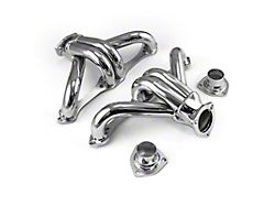 Speedmaster 1-5/8-Inch Chevy 350 Block Hugger Headers with Flanges; Stainless Steel (Universal; Some Adaptation May Be Required)