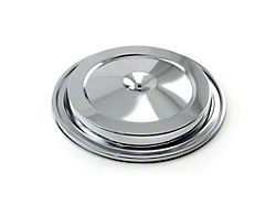 Speedmaster 15-Inch Round Air Cleaner Top; Chrome (Universal; Some Adaptation May Be Required)