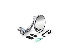 Speedmaster 3-Inch Round Peep Style Stainless Steel Mirror; Polished (Universal; Some Adaptation May Be Required)