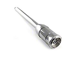 Speedmaster 32-Inch Floor Shift Tilt Steering Column with Steering Wheel Adapter; Chrome (Universal; Some Adaptation May Be Required)