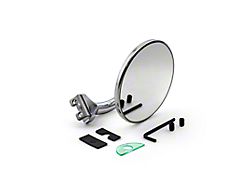 Speedmaster 4-Inch Round Peep Style Stainless Steel Mirror; Polished (Universal; Some Adaptation May Be Required)