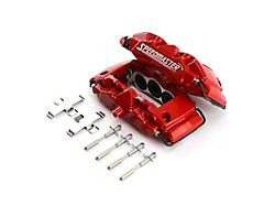 Speedmaster 6-Piston Billet Brake Calipers; Front; Red (Universal; Some Adaptation May Be Required)