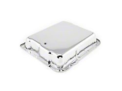 Speedmaster 700R4 Deep Transmission Oil Pan with Drain; Chrome (Universal; Some Adaptation May Be Required)