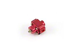 Speedmaster Adjustable Deadhead Billet Fuel Pressure Regulator; 3-12 PSI; Red (Universal; Some Adaptation May Be Required)