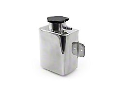 Speedmaster Aluminum Fabricated Coolant Expansion Tank with Billet Neck; Polished (Universal; Some Adaptation May Be Required)