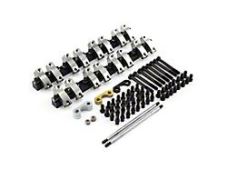 Speedmaster Chevy 350 Aluminum Rocker Arm Shaft Set; 1.5 Ratio