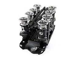 Speedmaster Chevy 350 EFI Downdraft Stack Intake Manifold System; Black (Universal; Some Adaptation May Be Required)