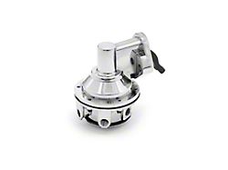Speedmaster Chevy 350 High Volume Mechanical Fuel Pump; 1/4-Inch NPT; Chrome (Universal; Some Adaptation May Be Required)